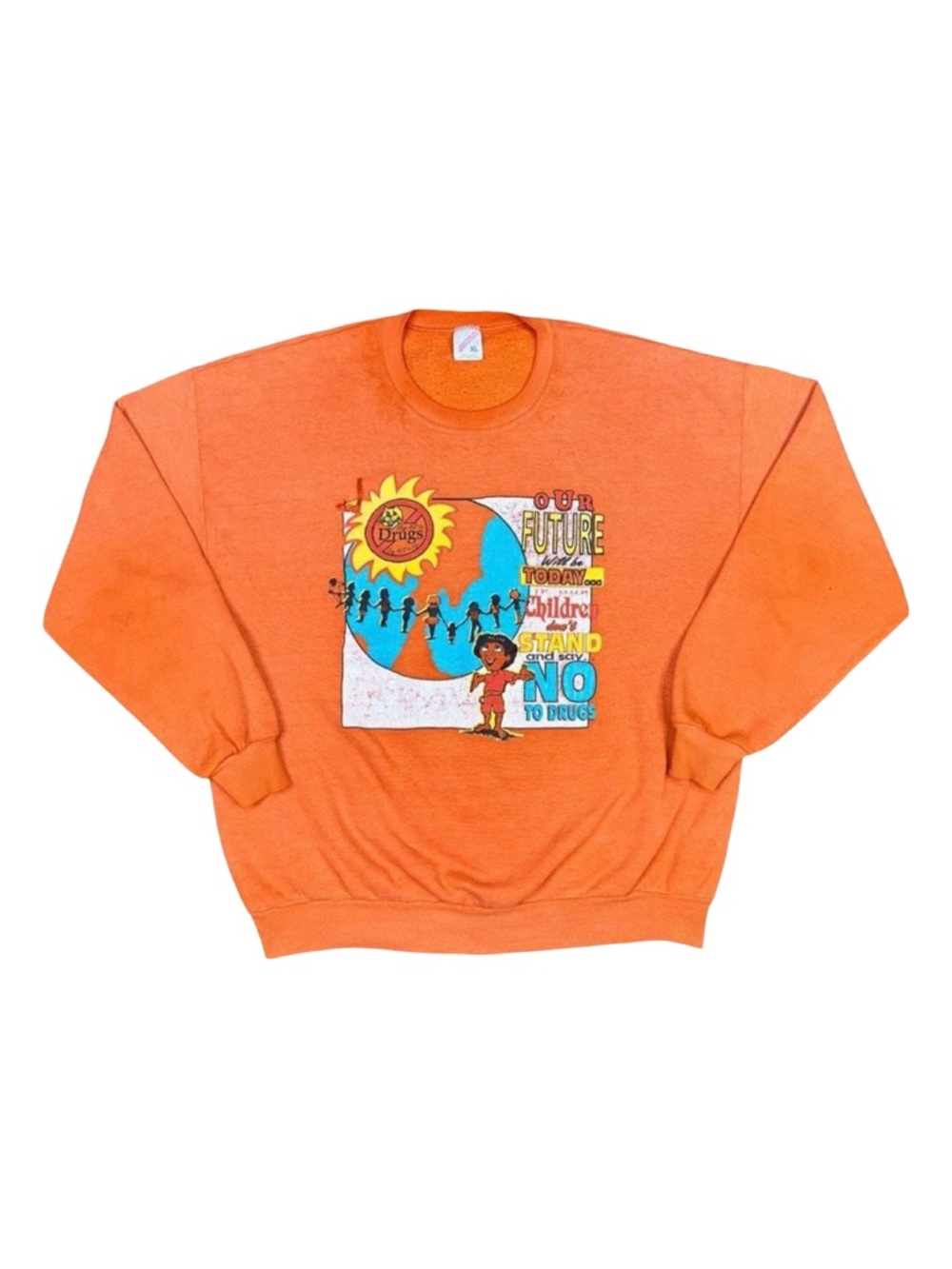 Vintage Jerzees 8th Annual Parade Against Drugs 1994 Event Crew Neck Sweatshirt